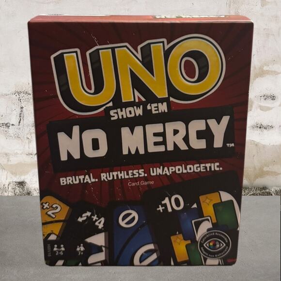 Mattel Games UNO Show ‘em No Mercy Card Game NEW - Picture 1 of 2